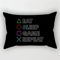 30x50cm 40x60cm 50x70cm esports gaming player handle Print Pillowcase Sofa Hold Car Seat Cushion Cover Gaming Room decor Home 4