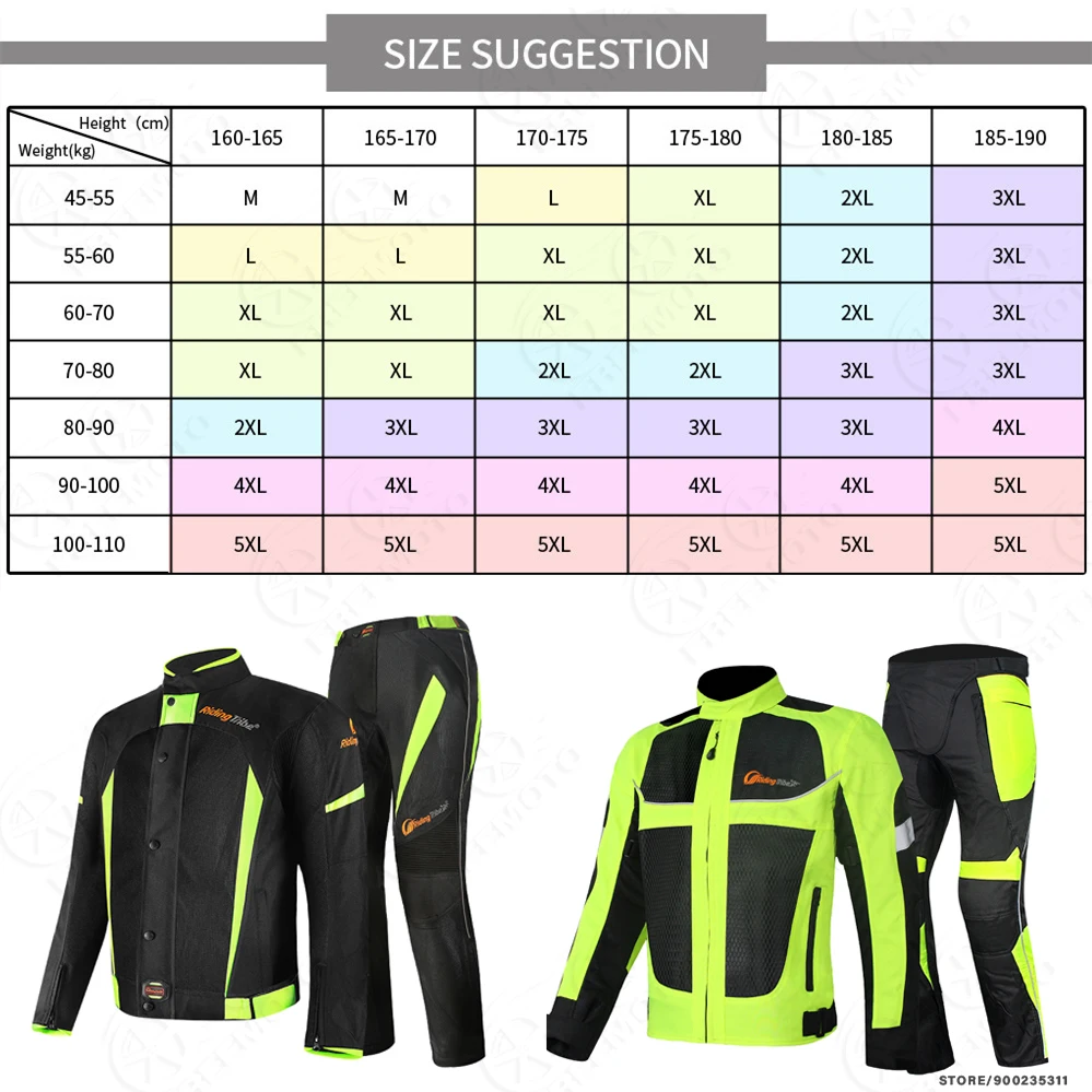 Winter Motorcycle Jackets Pants Trousers moto Waterproof Jackets Suits Men's and female's Reflect Racing 5XL plug size