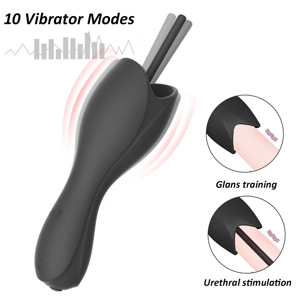 Penis Sex Toys Male Penis Pump Vibrator Penis massager Plug Urethra Expansion Stimulator for Men Urethra Masturbation Cup