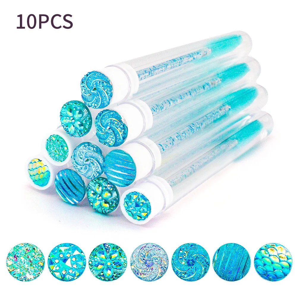 10pcs tube and brush