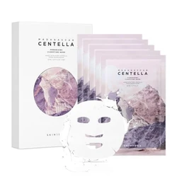 Korean Centella Asiatica Hydrating & Repairing Face Mask Set, Premium Skincare & Beauty Essentials 5 - Pack (Pink Face mask)