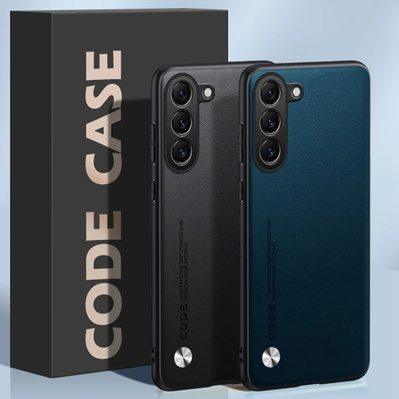 Premium Matte Silicone PU Leather Phone Case - Luxury Protective Back Cover