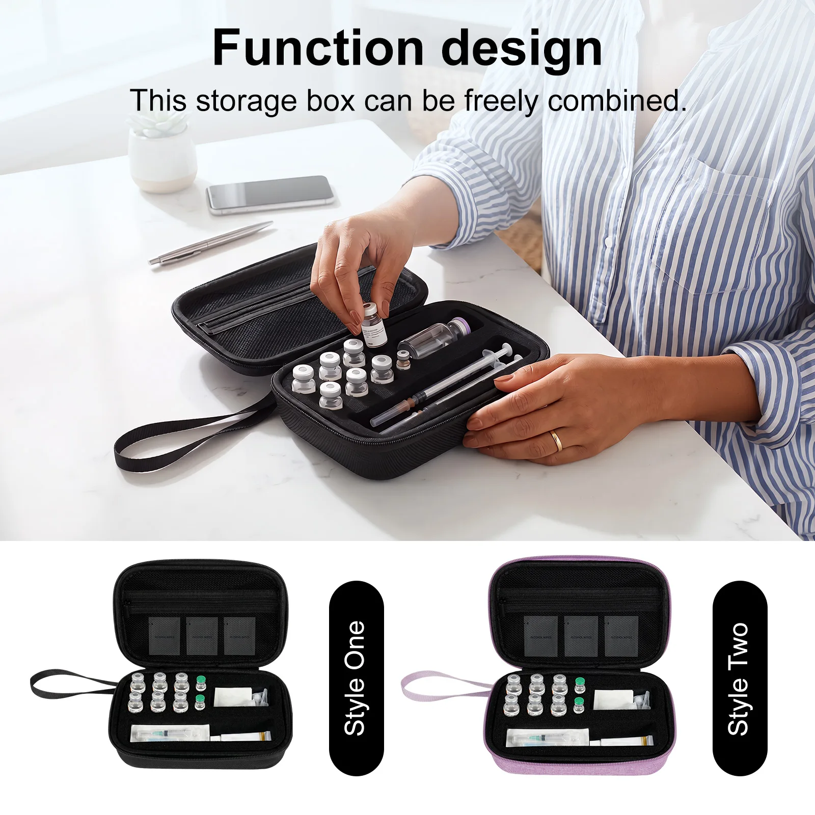 1/3/5/10ml Insulin Vials Storage Case Waterproof Portable Peptide