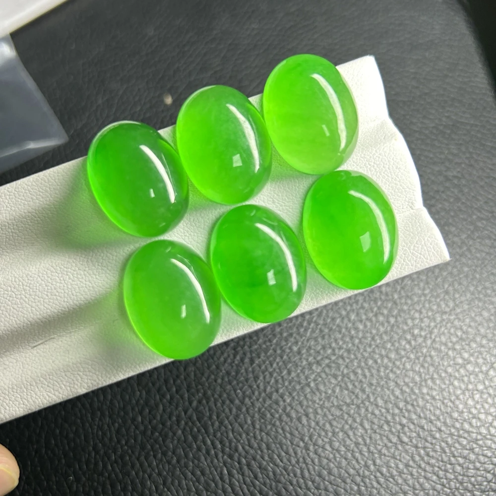Meisidian Natural Burma Jadeite Treatment 20x25 Flatback Myanmar Jade