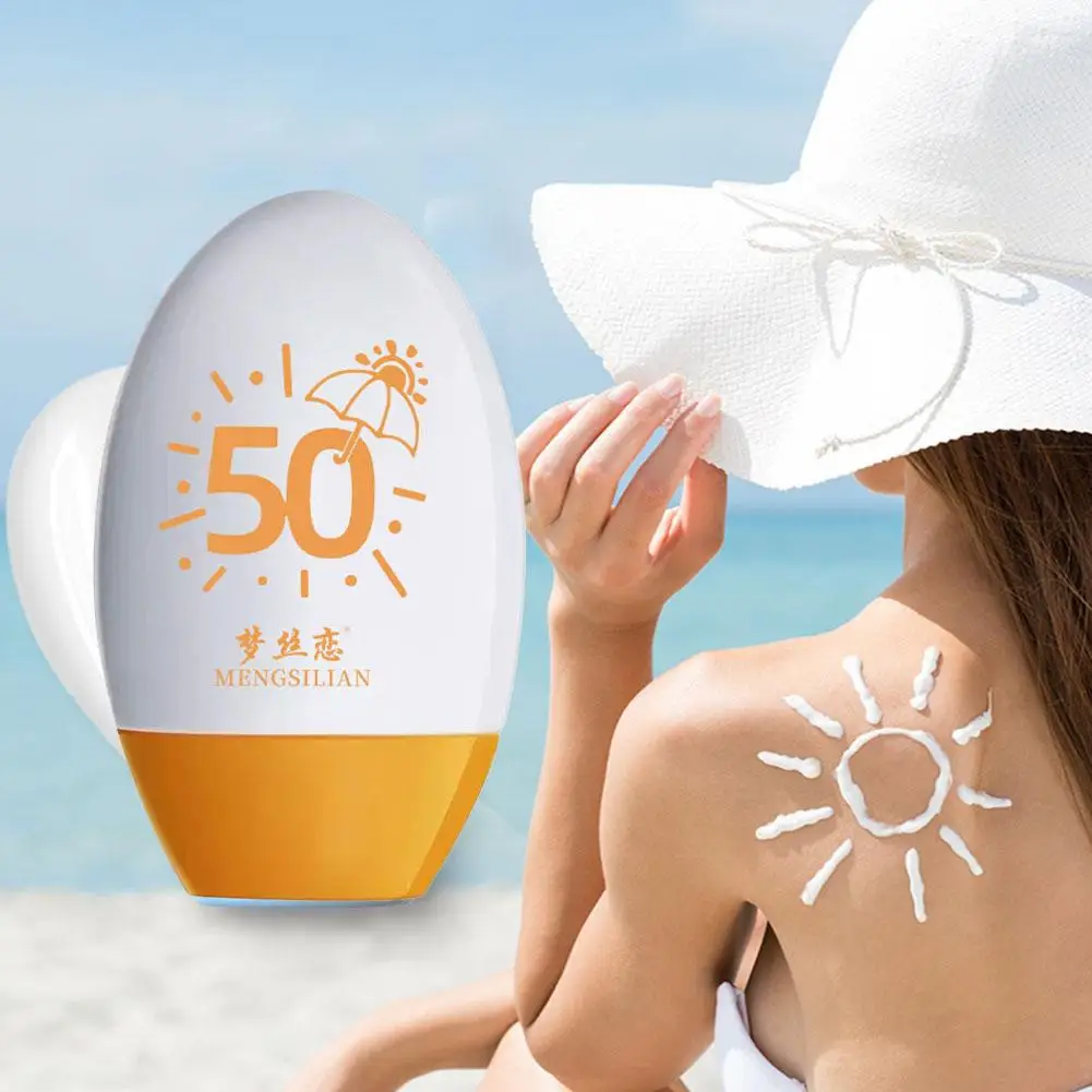 

60g Facial Sunscreen Refreshing Oil Control Sunscreen Ultraviolet Sunscreen Body SPF50 Isolates Effectively Protects Rays S5T5