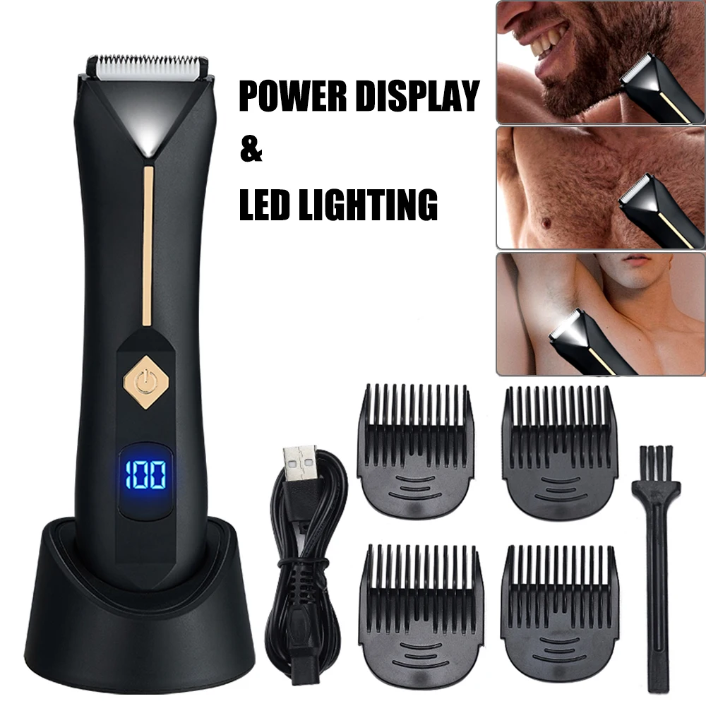 IntimatePubicHairRemovalforMenElectricGroinTrimmerMaleShaver