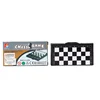 Mini Magnetic Chess Set Folding Magnetic Plastic Chessboard Board Game Portable Kid Education Toy Portable Outdoor Strategy Game 4