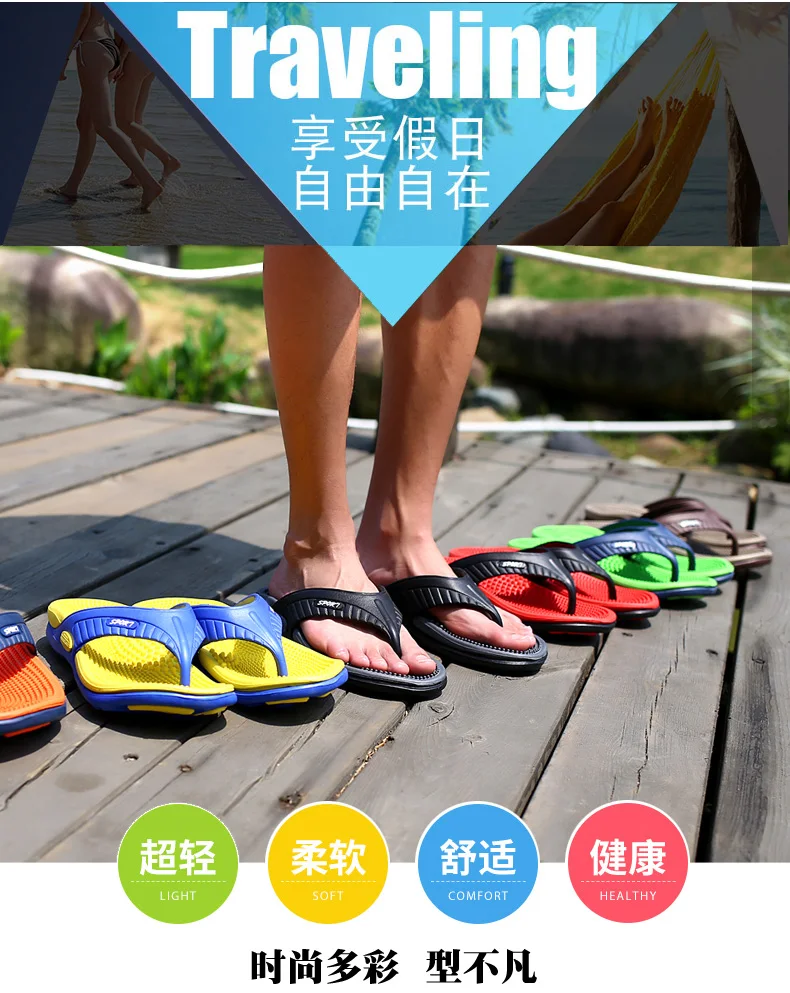 Men's Comfortable Slip-On Slippers Soft Breathable Home Wearable Slippers Anti-Slip EVA Material for Casual Wear
