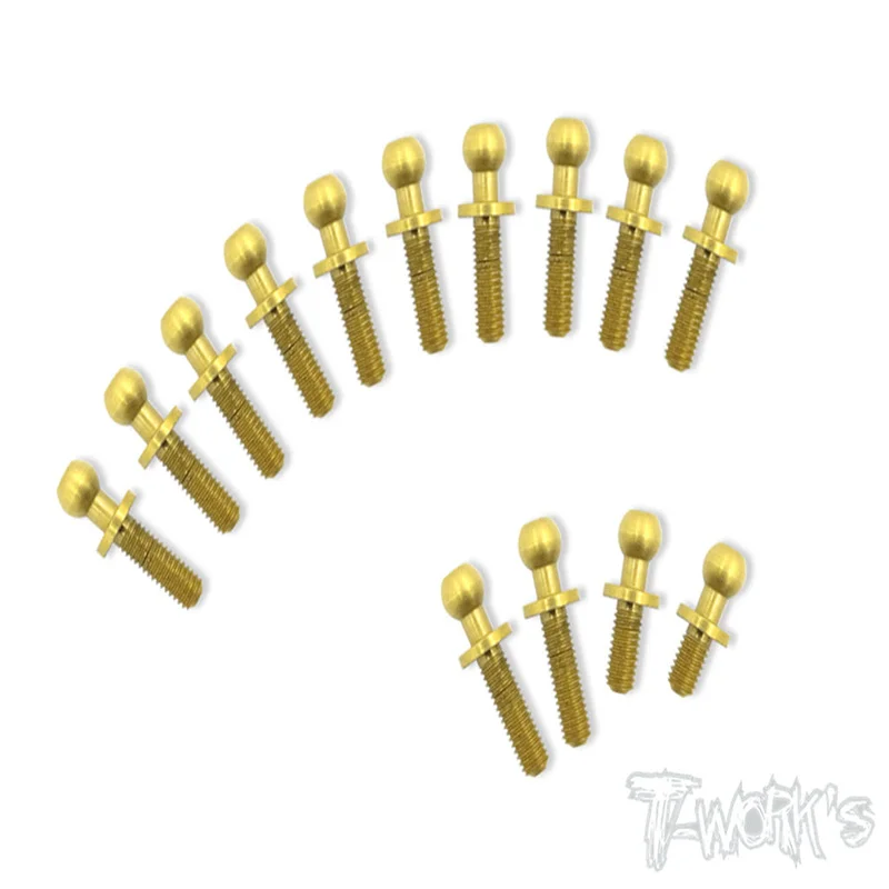 

Original T works TN-001-YZ4 Titanium Nitride Coated Steel Ball End set ( For Yokomo YZ-4 ) professional Rc part
