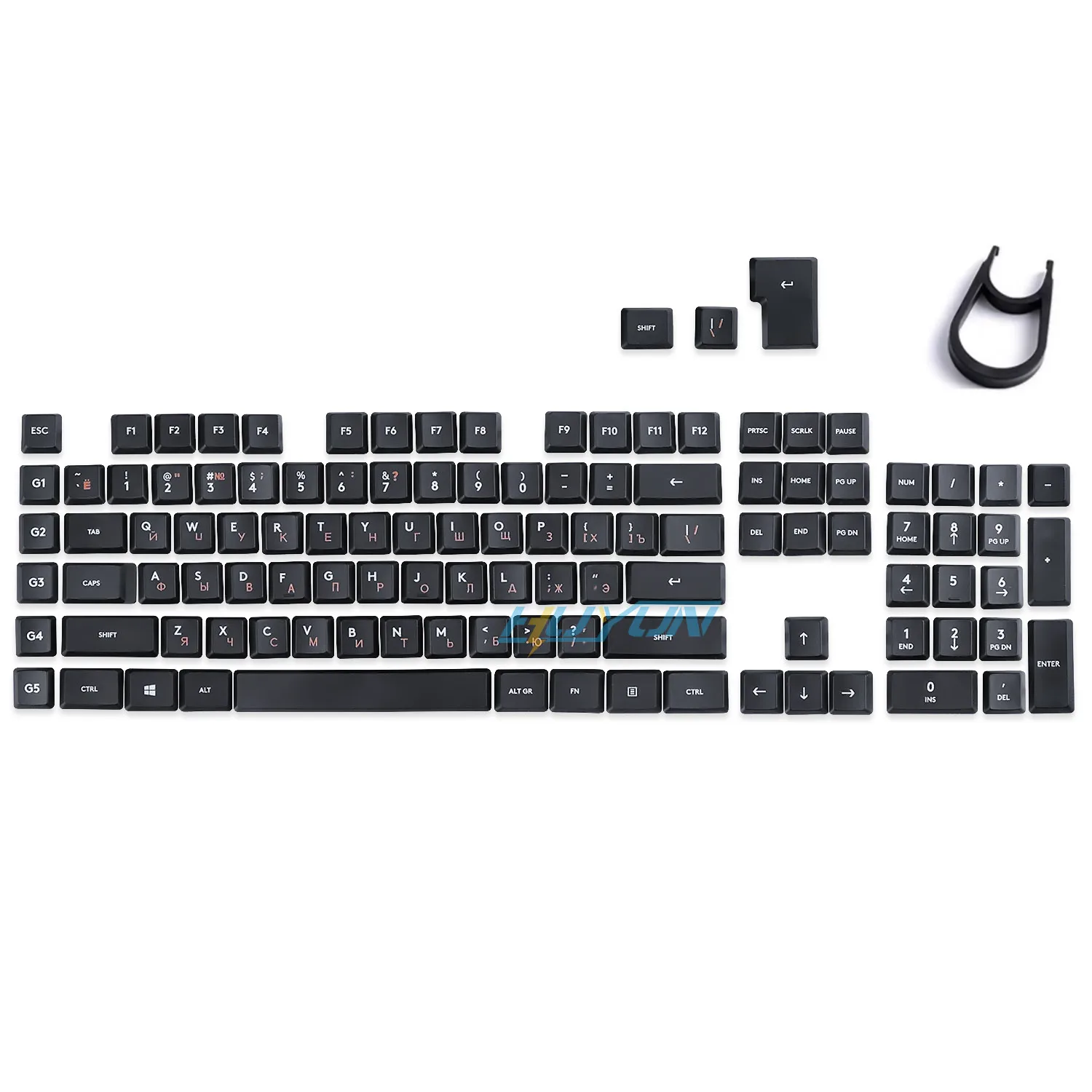 Logit.ech G813/G815/G913/G915 러시아어용 풀 세트 키보드 교체 키캡