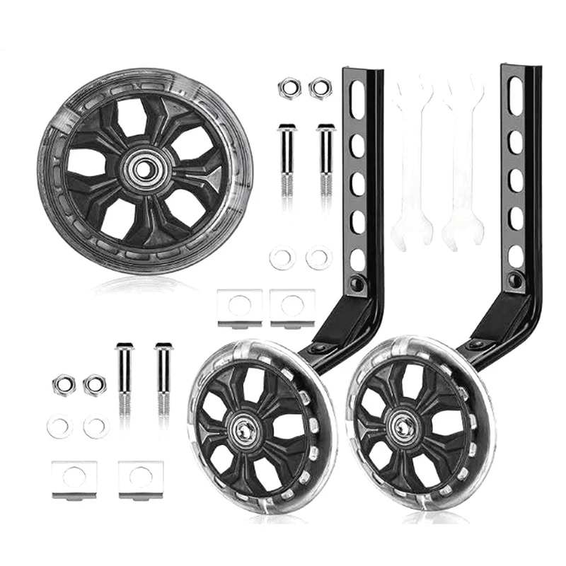 Description Picture 3 of item12 Inch-20 Inch Auxiliary Bike Wheel Mute Pvc  Balance Auxiliary Wheel  Kid Riding Universal Children's Bicycle Accessories