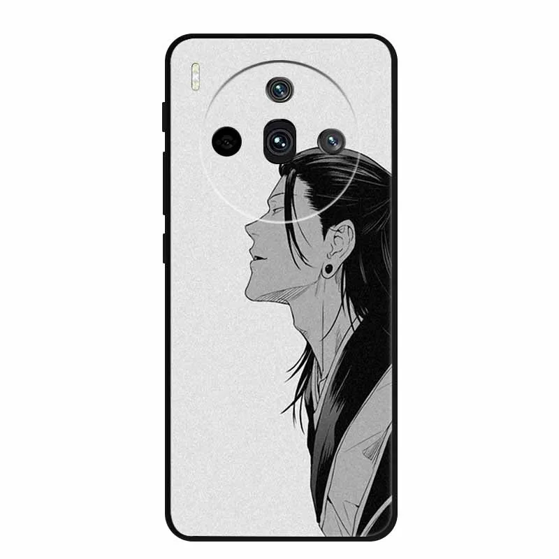 Sleek Black Silicone Fashion Phone Case – 6.78 Soft Back Cover