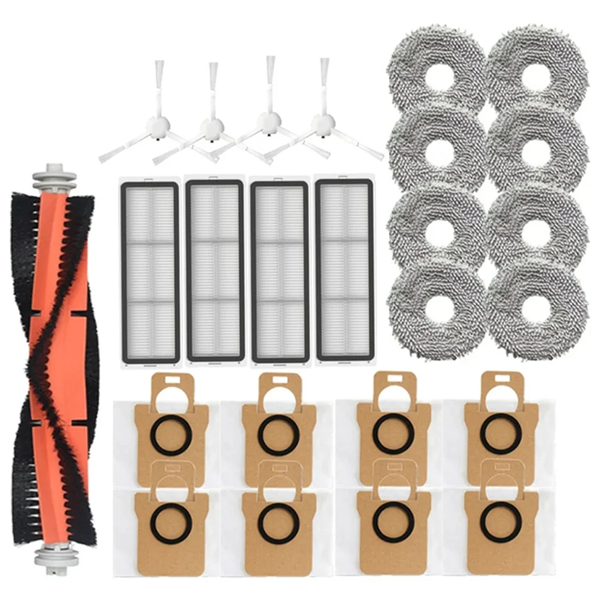 

Запчасти для пылесосов Omni 1S B101CN B116 Robot/ S10 S10 +, основная боковая щетка, тряпки, фильтры НЕРА, мешки для пыли