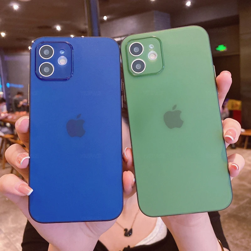 7Colors Ultra Thin Liquid Silicone Matte Case For iPhone 15 14 13 12 Mini 11 Pro X XS Max XR 7 8 Plus SE 2022 Soft TPU Cover