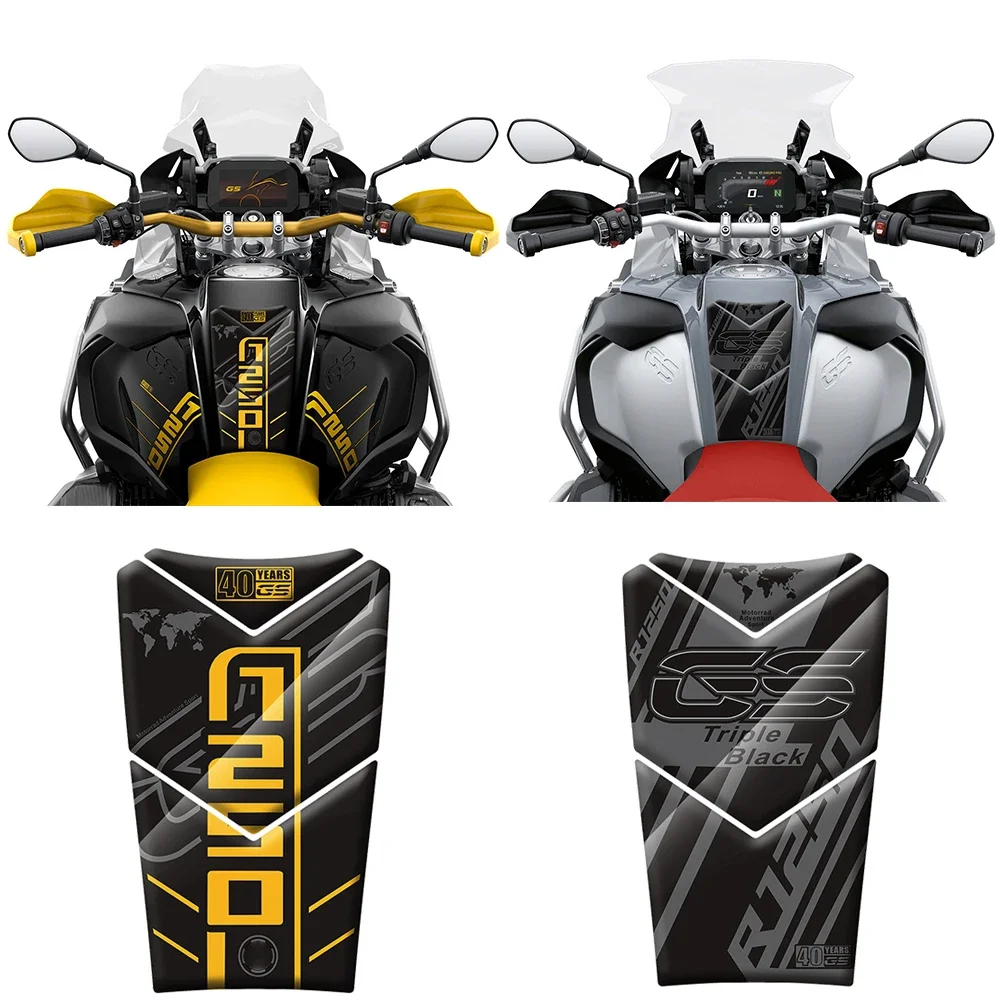 Motorcycle Gas Tank Pad Protection Decals For BMW R1250GS Adventure Triple Black 2020 2021