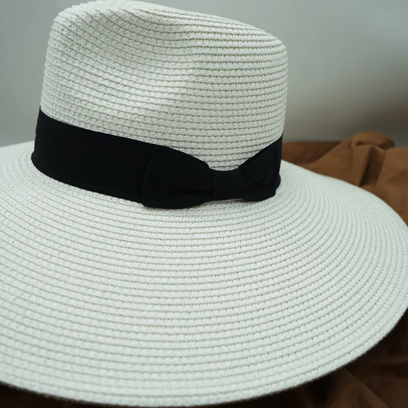 1 Pezzo Cappello Di Paglia Intrecciata Fatta A Mano Con Stile Vintage Per Vacanze Al Mare O Casa Di Campagna, Protezione Uv, Perfetto Per Attivà All 'aperto Boho | SHEIN ALIA