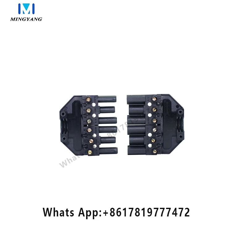 MINGYANG Combustion Engine Accessories Diesel/Gas Burners Parts Male and Female Plug Sets 4/6/7 Holes Connector