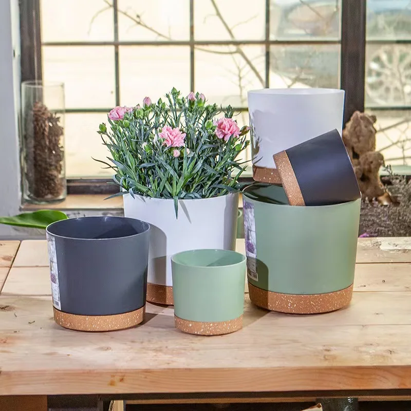 Plant POTS Lightweight Large Plastic with Drainage for Indoor Outdoor Plants flower pot plant pot