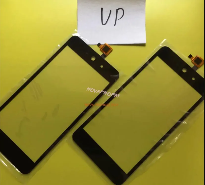 Wiko Rainbow UP 터치 스크린 유리 디지타이저 센서 스크린 교체 부품, 블랙 스크린