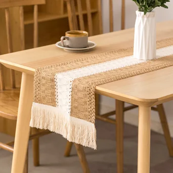 Cotton Linen Table Runner 2