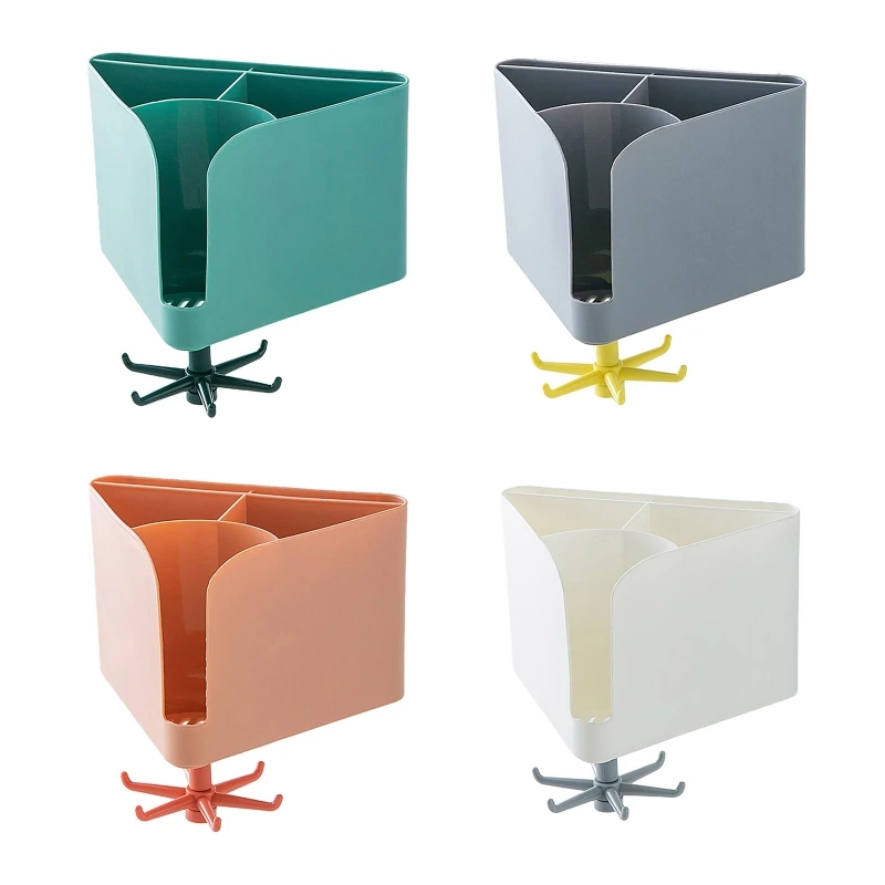 

Cutlery Utensil Holder Wall Mount/Countertop Large Capacity Kitchenware Spoon Chopsticks Knife Storage Bracket