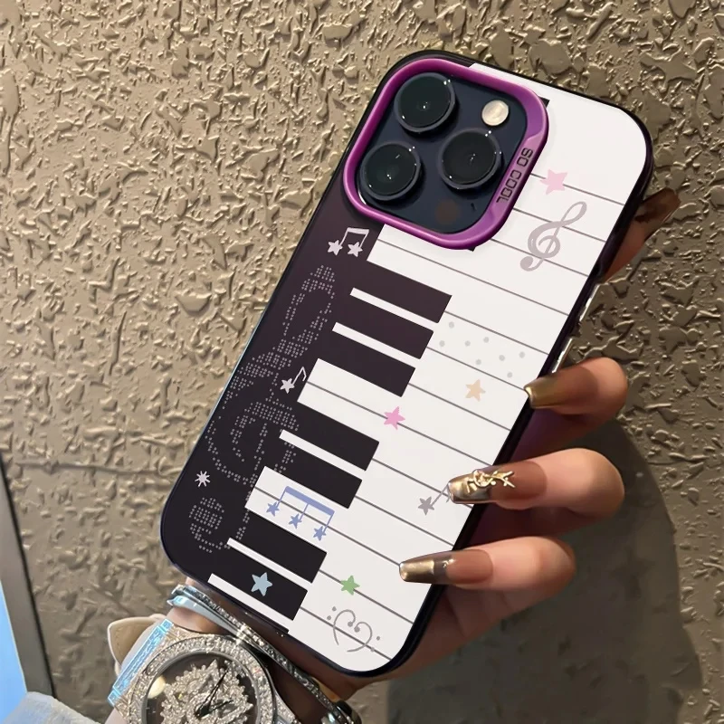 Frosted Acrylic Hard Cover - Piano Music Lover Design