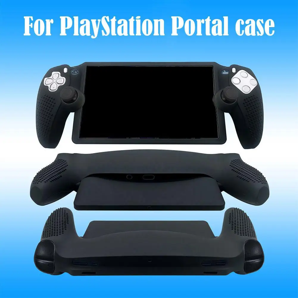 플레이스테이션용 소프트 실리콘 보호 케이스, 포털 게임 콘솔 컨트롤러 슬리브 스킨, 방수 미끄럼 방지 커버 