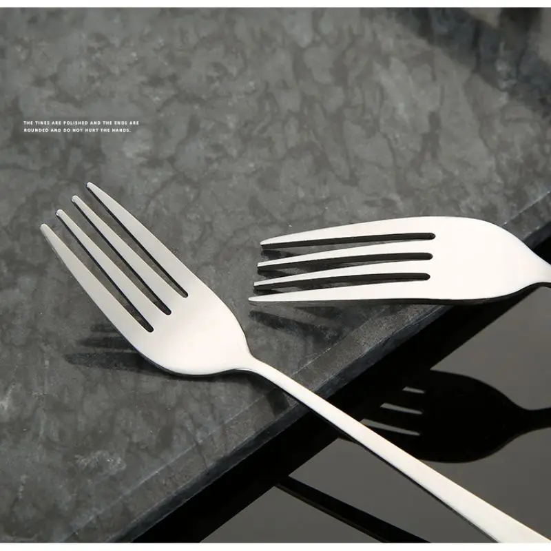 Portable Cutlery Set Stainless Steel Silverware Set with Case for Meal Box Reusable Travel Camping Flatware 4pcs