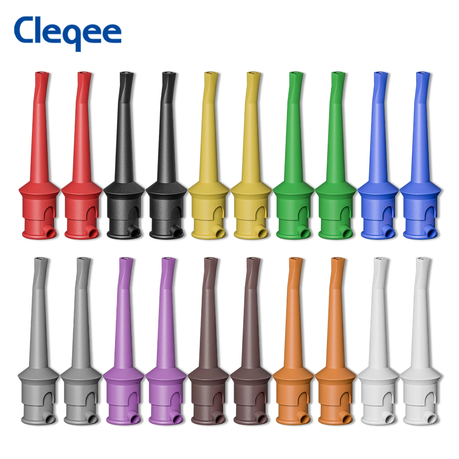 Test Hook Clip Cleqee P5002 Test Hook Clip Mini Grabber Electronic Test Accessories SMD IC Probe Clamps Welding Type