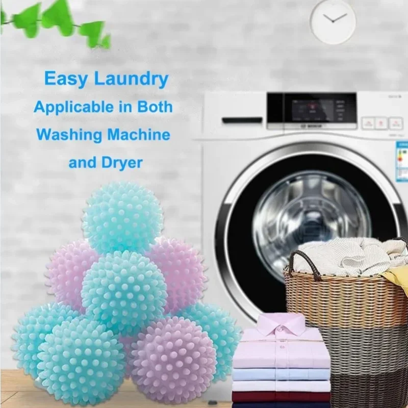 Laundry ball 2PC PVC dryer ball reusable laundry ball washing machine drying fabric softener for home clothe cleaning tool accessrices