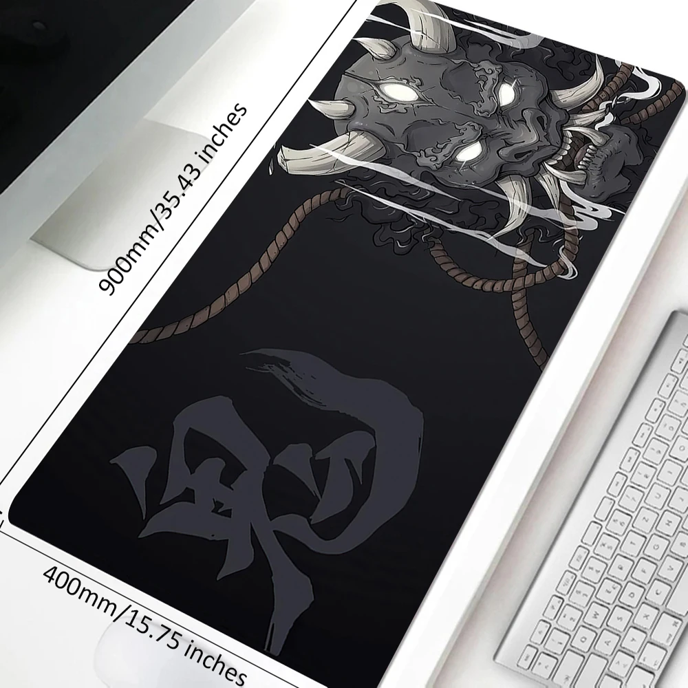 Design Mouse Pad Popular Large Gamer XXL Keyboard Mat Oni Mouse Mat 900X400MM Carpet Rubber Desk Mat Gaming Notebook Mousepad 3