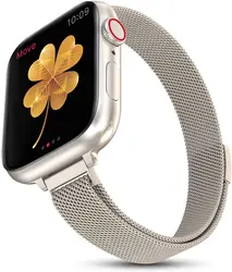 Elegant Milanese Loop Strap - Slim Bracelet Design - 38mm 40mm 41mm (Slim vintage)