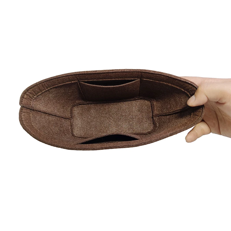For Ellipse PM Bags Felt Organizer Insert Handbag&Tote Purse Inner Pouch Moon Bag Base Shaper