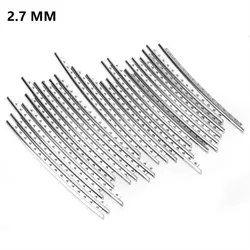 Premium Nickel Silver Guitar Fret Wire Set - 24 Pieces for Luthier Repair and Maintenance (2.7mm)