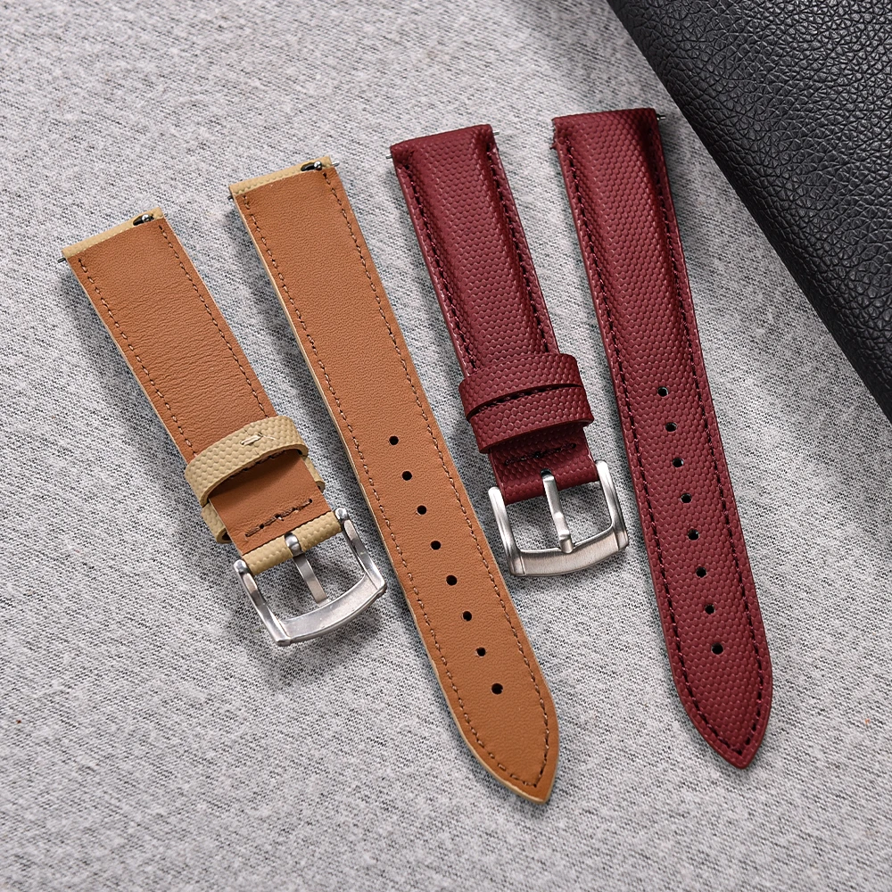 Neues beschichtetes Segeltuch-Armband, 18/19/20/22 mm, Sportstoff, wasserdichtes Armband, universelles Zubehör für Smartwatch, Huawei/Samsung – Detail 9