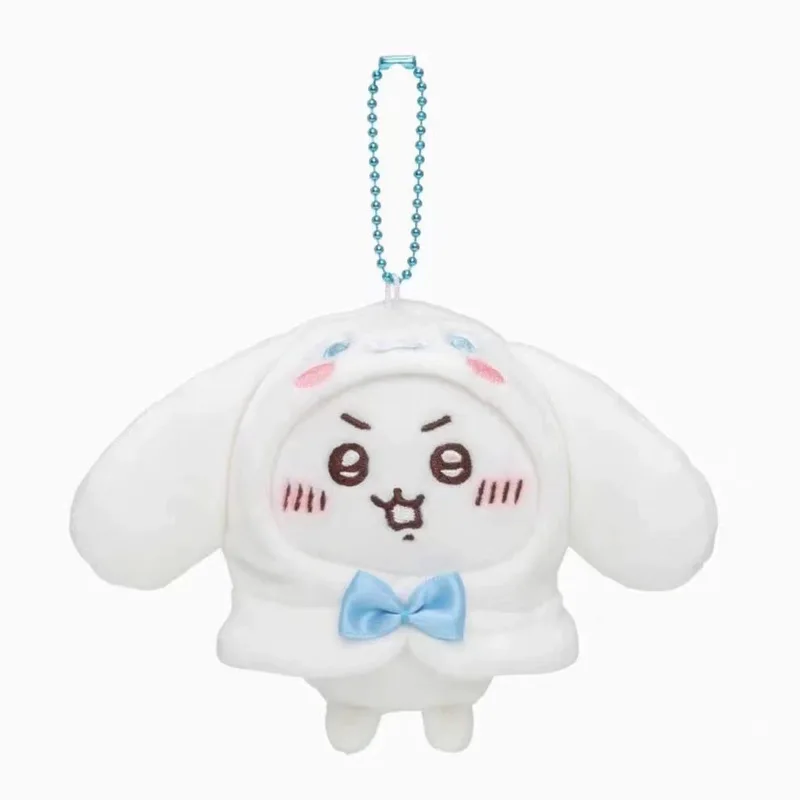 Sanrio Cinnamoroll Pom Pom Purin Plush Toys Kawaii Keychain Cartoon Pachacco Backpack Pendant Accessories Boy Girl Birthday Gift plush toy plush doll plush keychain key chain backpack decoration