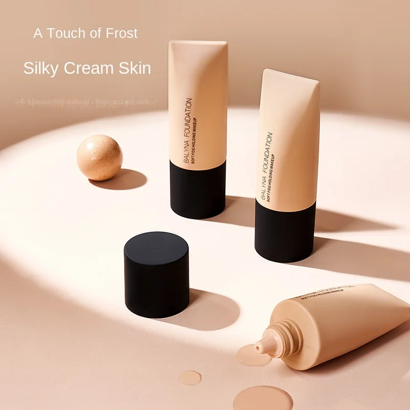 

BALYNA Soft Mist Hold Foundation CC Cream Skin Nourishing Toning Concealer BB Cream Waterproof Sweatproof Non-Greasy