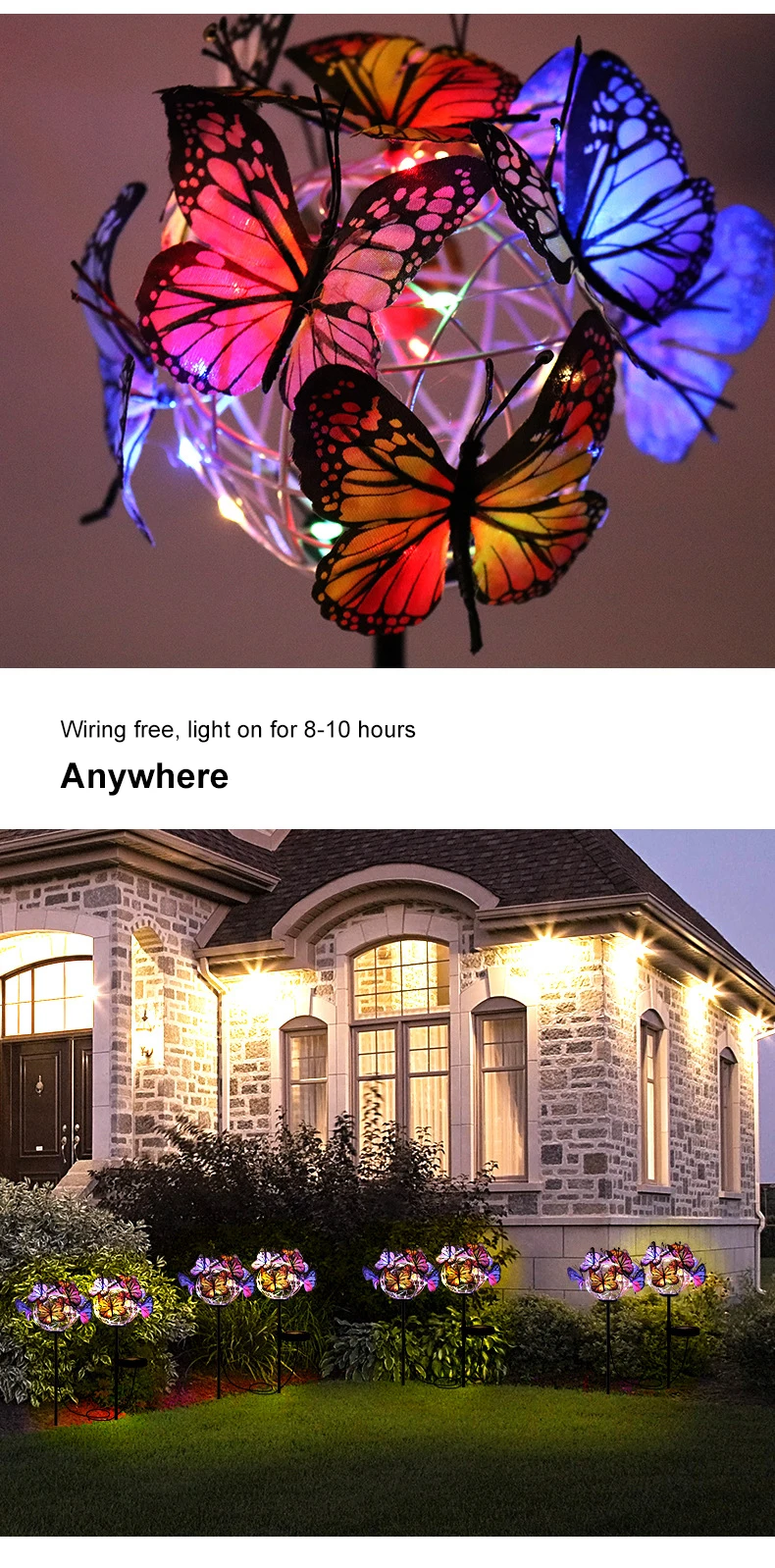 solar garden lights Led Butterflies Solar Garden Lights Outdoor Dragonfly Lawn Lamps  Lawn Landscape Stakes Lamps For Courtyard Decor solar lights outdoor