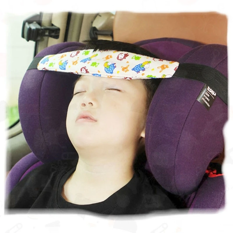 baby sleeping bag Baby Car Seat Head Support Adjustable Fastening Belt Sleeping Positioner Head Band Strap Headrest for Toddler Kids Children baby styling pillow