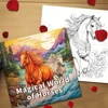 1pc Art Coloring Book 22 Page Coloring Books Gift For Birthday Party Relieve Stress Kill Time Graffiti Painting Drawing Art Book 4