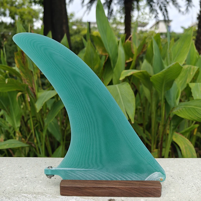 new high quality 10inch longboard fin big center fin fiberglass single