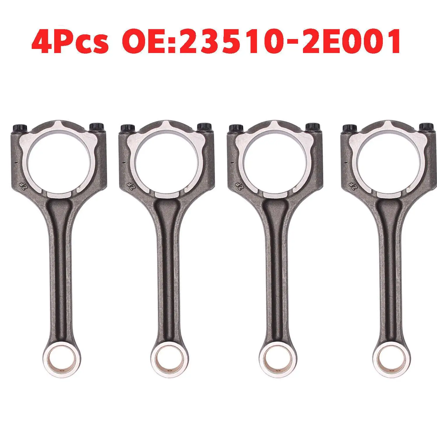 

AP02 4x Connecting Rod For Hyundai 2013-2018 Tucson Elantra GT Kia 2012-2019 Soul Forte Optima 2.0L 235102E001 235102E410