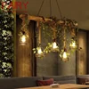 FAIRY American Country Pendant Lamp Retro Creativity Plant Music Restaurant Cashier Counter Bar Cafe Milk Tea Shop Chandelier 1