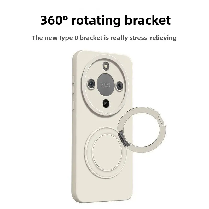Frosted Skin-Friendly 360° Rotating Stand Case with All-Inclusive Anti-Drop Protection