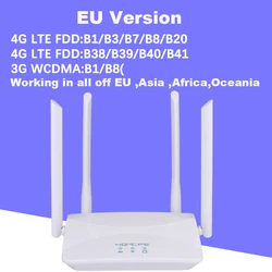 High-Speed Wireless Home Router with SIM Card Slot and Multi-Device Support (EU Version)