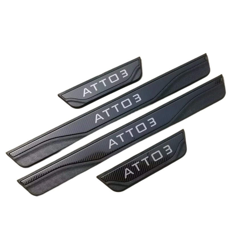

Автомобильные аксессуары для Byd Atto, трехдверная фонарь, накладка из нержавеющей стали, Защитная Наклейка для стайлинга автомобиля