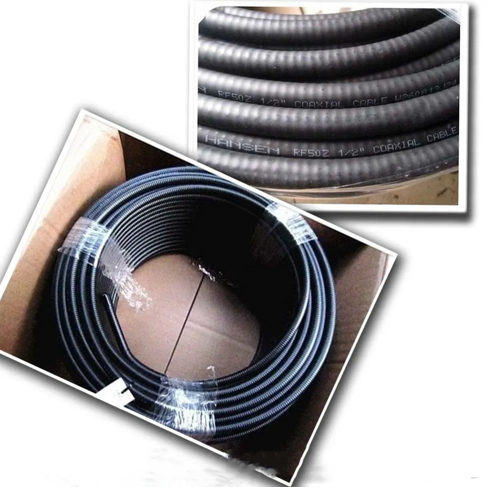 

20/30meters 1/2'' 50-12 feeder cable feeding tube RF cable with connectors for 350w 500w 1000w FM Transmitter Broadcast Station