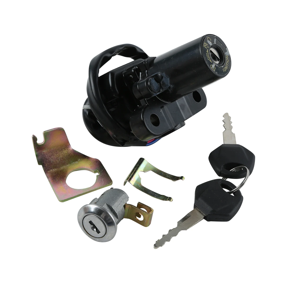

Ключ замка зажигания мотоцикла для Yamaha YZF R6S 2006-2009 R6 2003-2011 R1 2002-2003 2007-2011 FZ6 FZ6S FZ6N 2004-2010