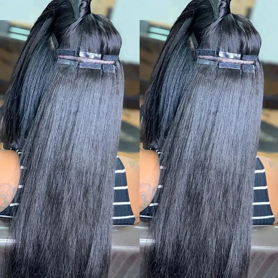 20 Pcs Human Hair Brazilian Tape in Hair Extensions Straight for Women human hair extensions,hair extensions