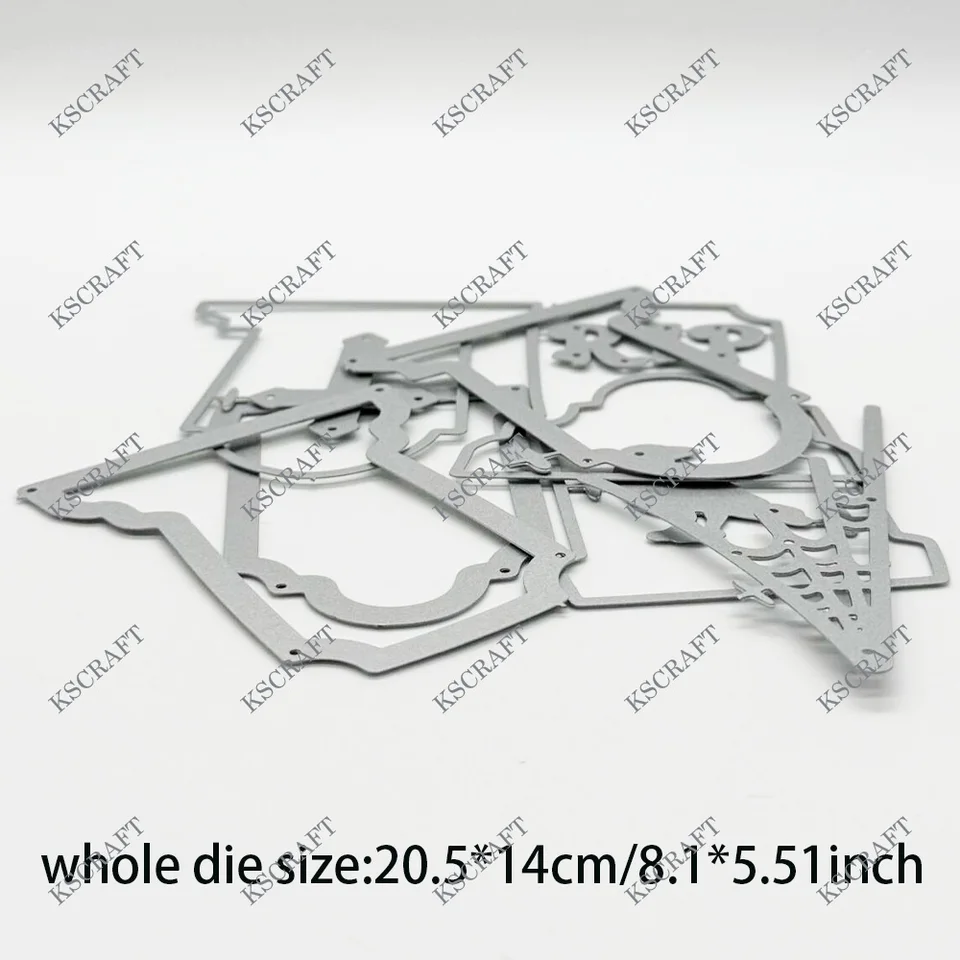 thumbnail image 2 of Elf Stocking Shaker Metal Cutting Dies - Christmas Craft Stencils For DIY Scrapbooking Cards 2 of 9